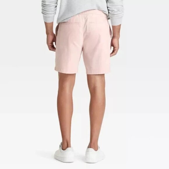 NWT Goodfellow & Co Men's Size 7 Ash Pink Elevated Corduroy Pull-On Shorts - Picture 3 of 12